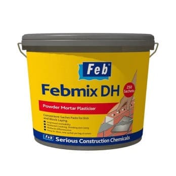 Everbuild Febmix DH Powder Mortar Plasticizer 250 Sachet Tub