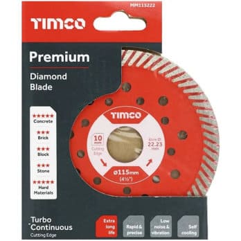 Premium Diamond Blade Ceramic Tile Cutting Disc 115mm Thin Turbo