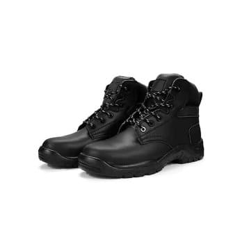 Hi Top Steel Toe Cap Boot Black Size 12