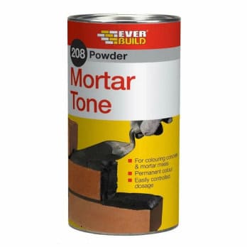 Everbuild 208 Powder Mortar Tone Black 1kg